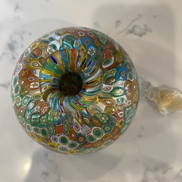 Murano Glass Vase with Stopper - Picture 3 of 3